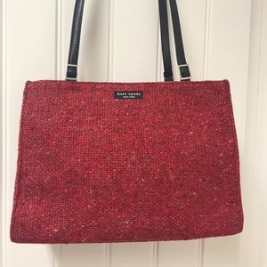 Kate Spade tweed shoulder bag